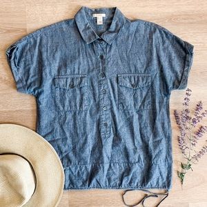 J. Crew Linen Top